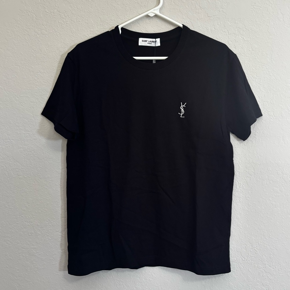 Saint Laurent Black T-Shirt for Men